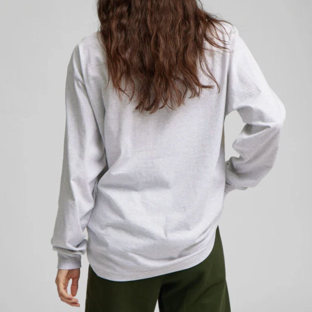 Colorful Standard Oversized Organic Ls T-shirt in Soft Lavender - Picture 3 of 8